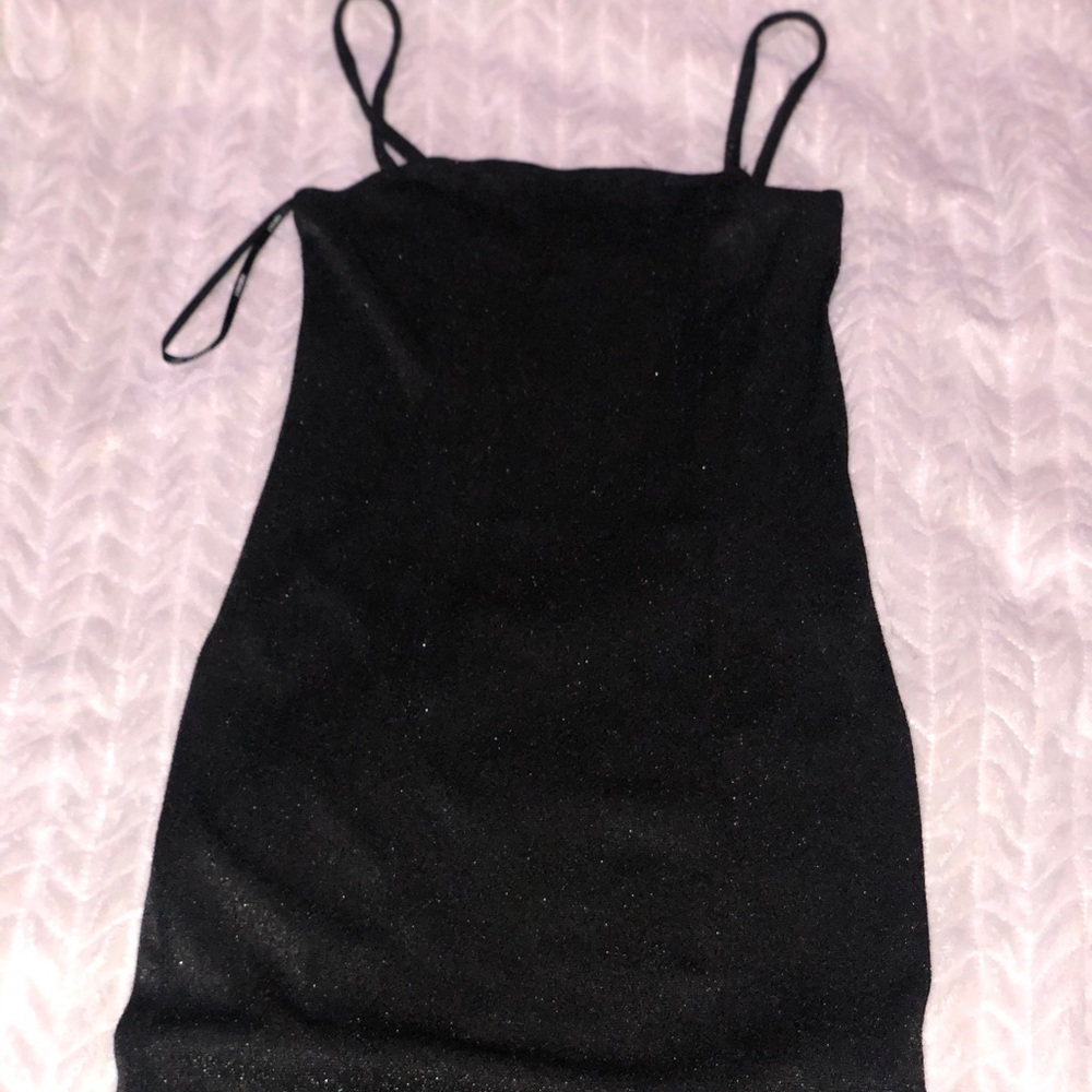 Sparkly black dress